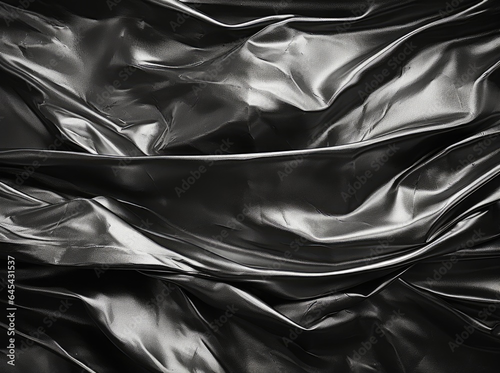 Fototapeta premium A black and white cloth