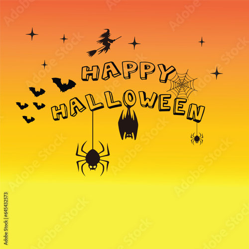 Spooktacular Halloween Vector Illustrations : Halloween banner and post design