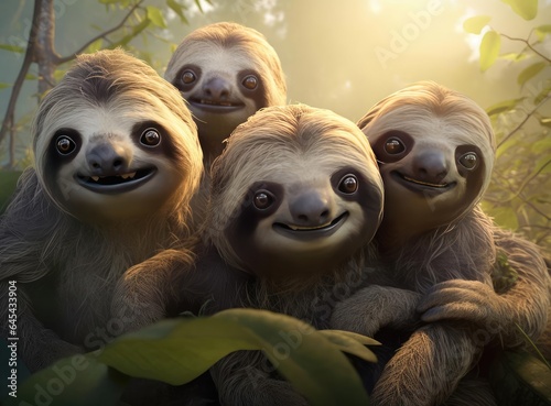 A group of sloths