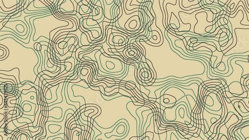 Vintage Colored Animated Lines 
