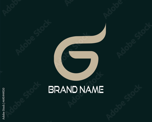 Letter logo. G letter ,EPS file, Editable Text And Color, CMYK Colors, Print Ready , Free Fonts, Easy To Download.