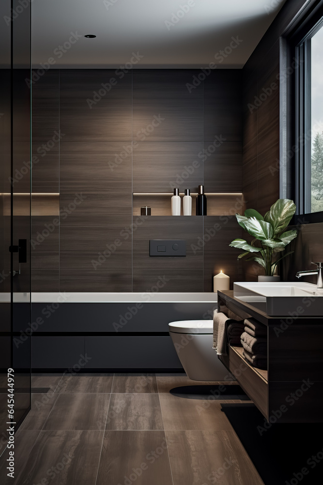 Clean lines and sleek design define these minimalist bathroom interiors enhanced with futuristic elements for a sophisticated and modern feel Clean lines and sleek design define these minimalist bathroom interiors enhanced with futuristic elements for a sophisticated and modern feel