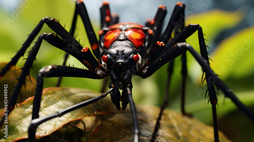Deadly assassin Bugs close up macro shot © Trendy Graphics