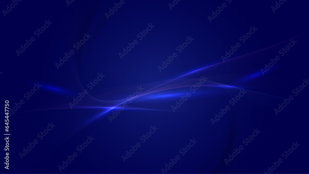 Fototapeta premium Modern abstract glowing wave background. Dynamic flowing wave lines design element. Futuristic technology and sound wave pattern. Vector EPS10.