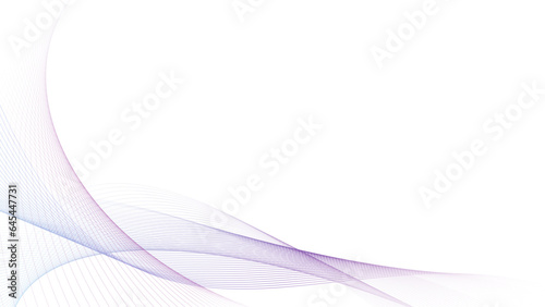 Modern abstract glowing wave lines on white background. Dynamic flowing wave lines design element. Futuristic technology and sound wave pattern. Vector EPS10.