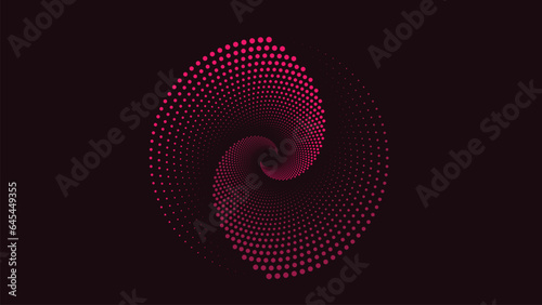 Abstract spiral vortex pink and purple background. This creative background can be used as a wallpaper or banner. 