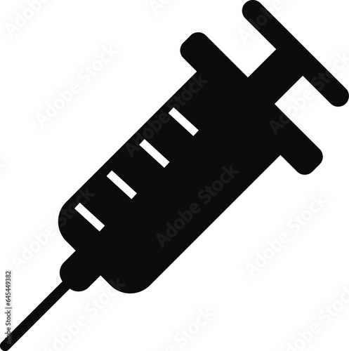 syringe of Vaccine Related Vector Line Icons. Contains such Icons as Warning, Medical Syringe, Quality Certificate and more.