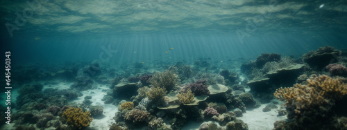 Sea or ocean underwater deep nature background