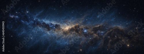 Gwiazdy i galaktyka kosmos niebo noc wszechświat czarne gwiaździste tło błyszczącego pola gwiazd