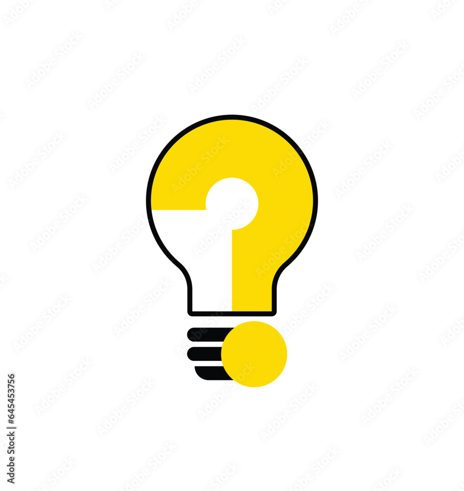 Light bulb, creative logo vector illustration. Mix electric lamp and Light bulb, creative logo vector illustration. Mix electric lamp and