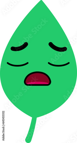 Leaf Face Sigh
