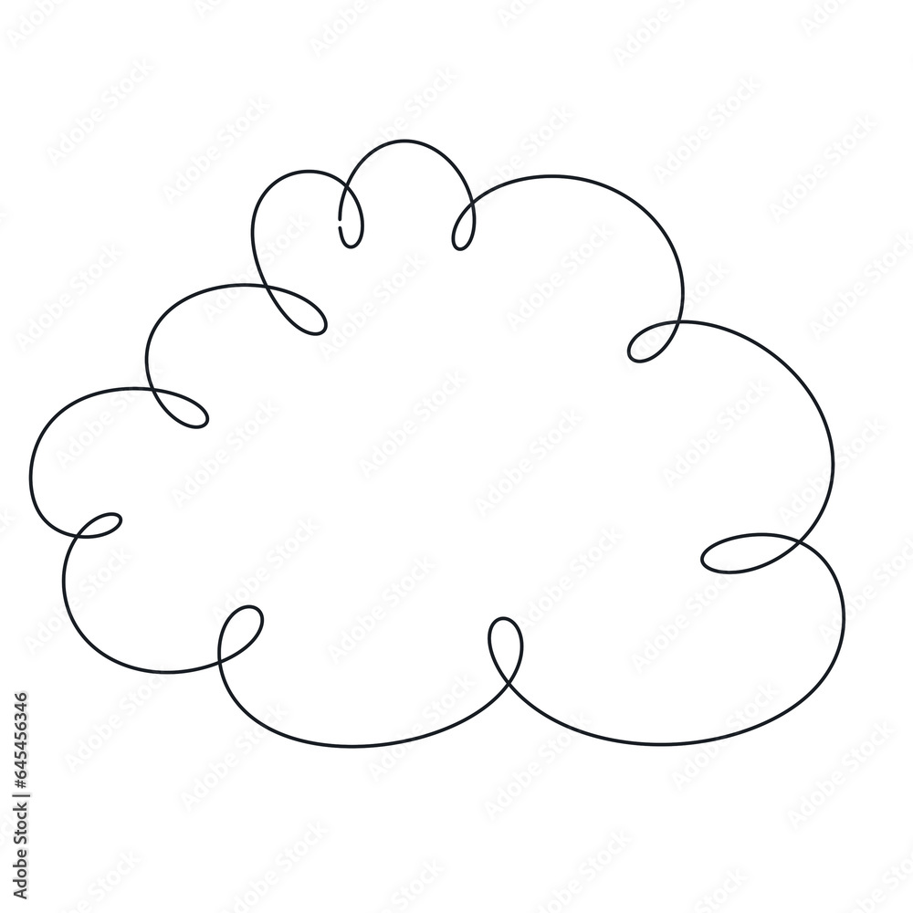 doodle cloud star moon sweet dream illustration hand drawn element for baby shower, nursery,