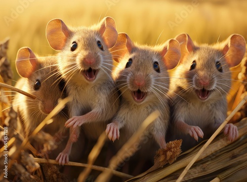 A group of vole mice © cherezoff