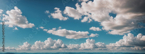 blue sky with clouds