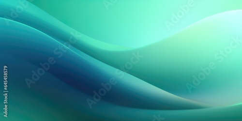 Abstract art, blue wavy gradient background