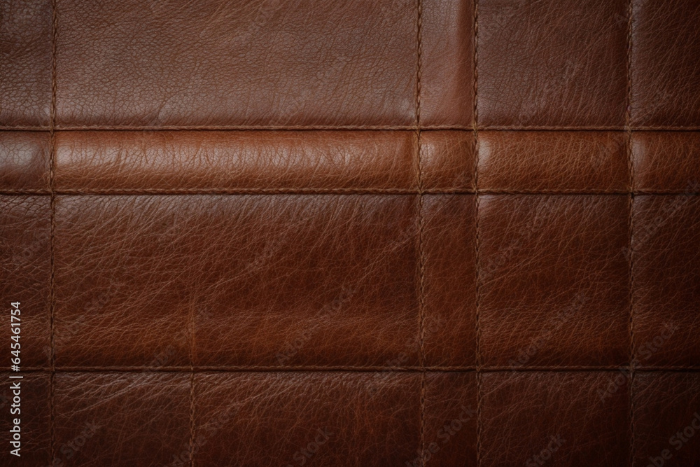 Fototapeta premium Brown leather texture background