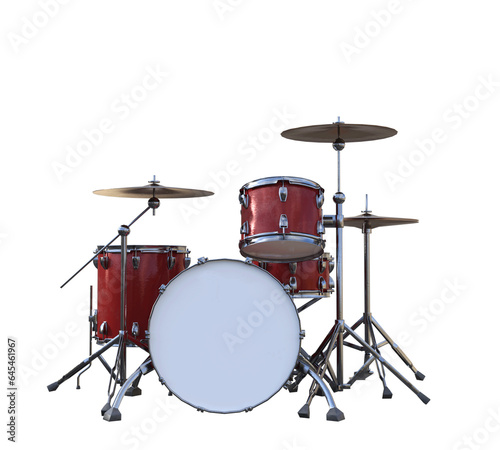 Canvas Print Drum kit front view