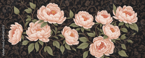 Wallpaper Mural Vintage bouquet of beautiful flowers. Floral background. wallpaper or greeting card Torontodigital.ca