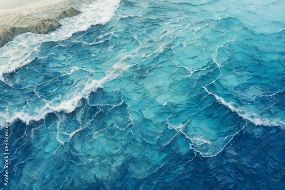 blue sea water texture