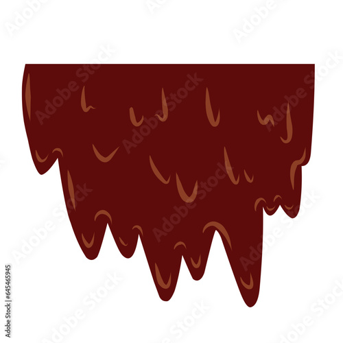 Dripping blood liquid
