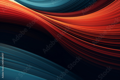 multi-colored abstract background, smooth lines, waves, rainbow color,AI_Generated