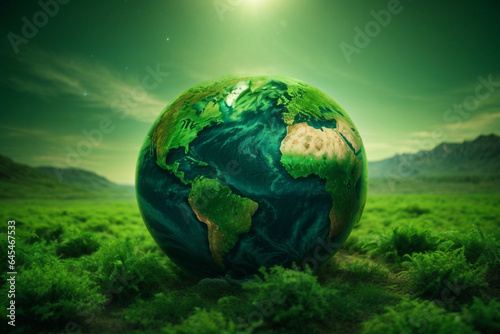 Green planet - Earth © @uniturehd
