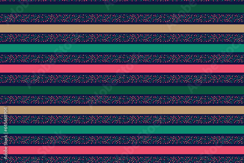 Wonderful vector seamless pattern with colorful parallel lines abstract speckles Perfect for print fabrics Satin silk cotton For bed linen Wrapping paper Typography design Tablecloths Scrapbooking 