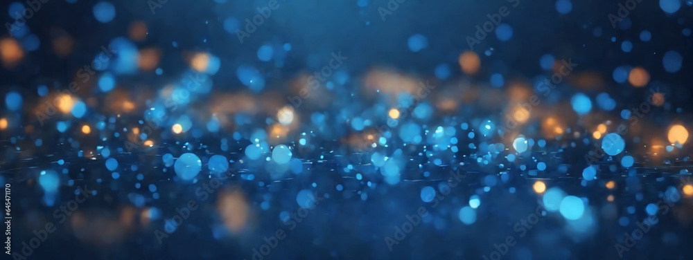 Bokeh Blue Background Bokeh Blue Background