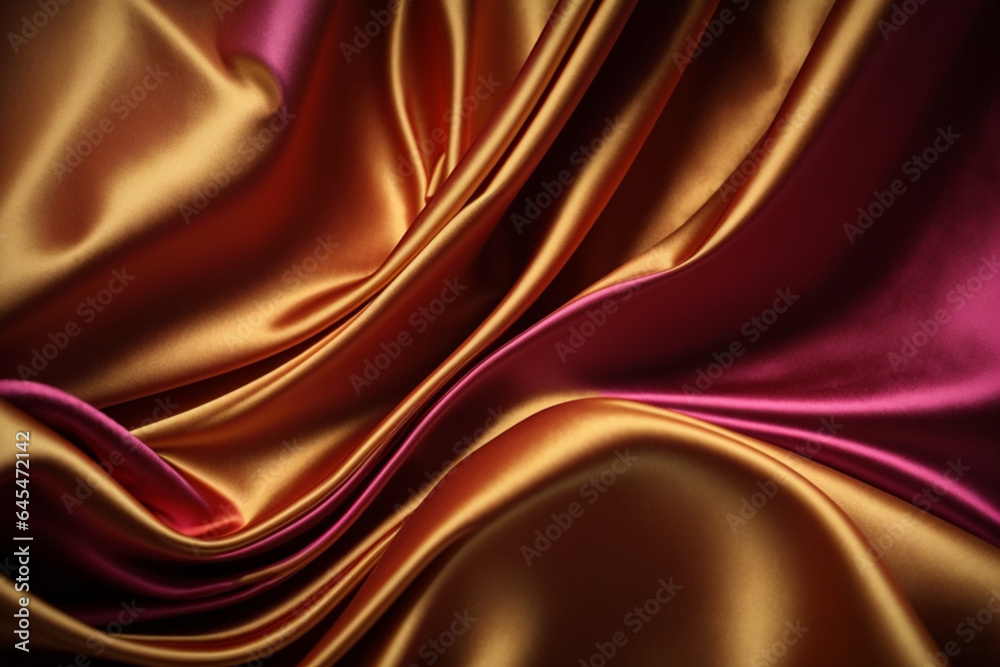 Obraz premium abstract background luxury cloth, elegant wallpaper design, liquid wave or wavy folds of grunge silk texture or luxurious Christmas background, background