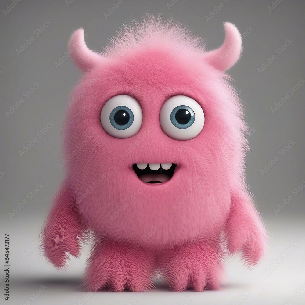 Cute 3D Monster Character Cute 3D Monster Character