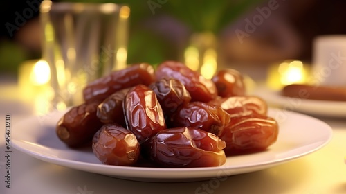 fresh date food on the table