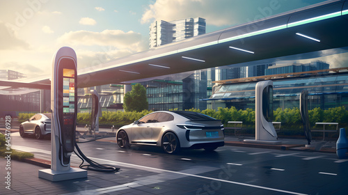 Electric and Autonomous Vehicles Charging Station