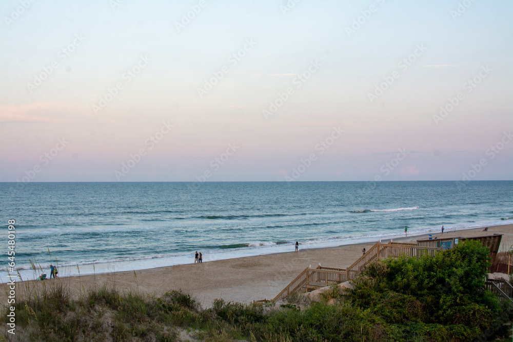 Sunrise Beach Shore Ocean View - Outer Banks, Nags Head, North Carolina Sunrise Beach Shore Ocean View - Outer Banks, Nags Head, North Carolina