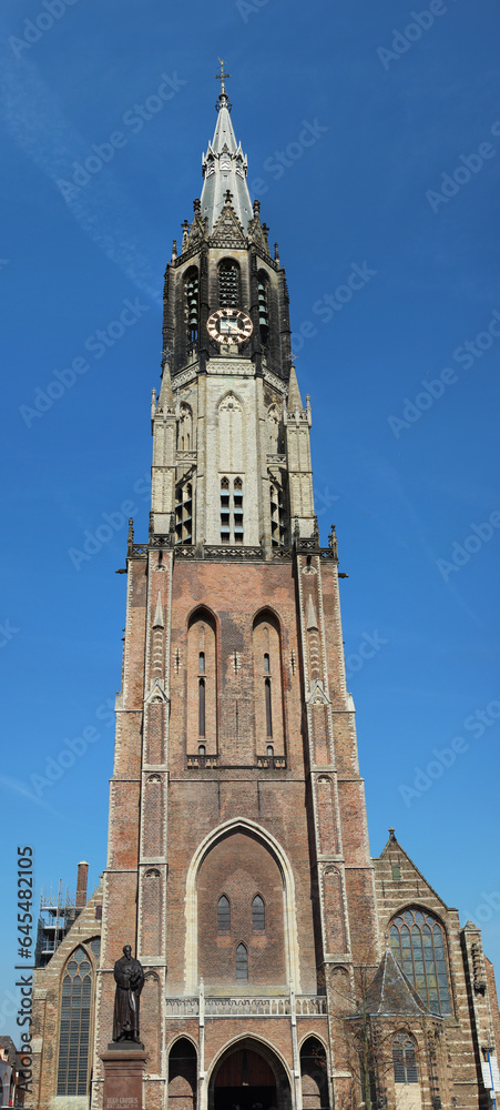New Church (Nieuwe Kerk) in Delft in the state of South Holland (Zuid-Holland) Netherlands (Nederland)