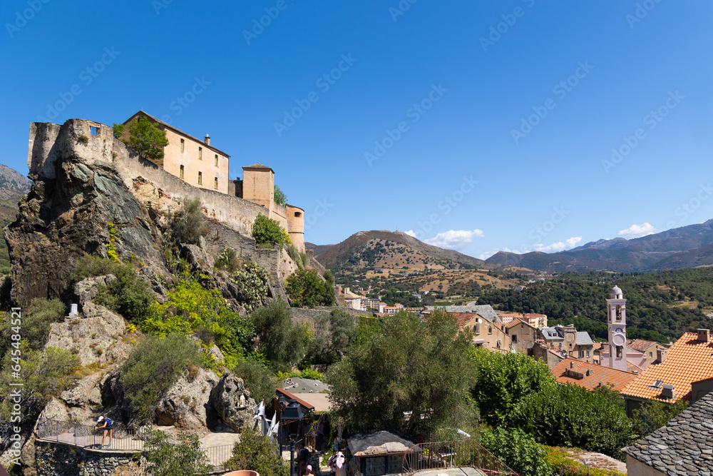 Zitadelle von Corte, Korsika, Frankreich
