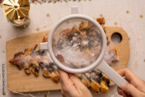Принти на полотні ome made poppy seed cake covering with sugar powder