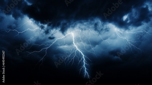 lightning in the night