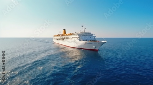 the cruise ship is on its way © maretaarining