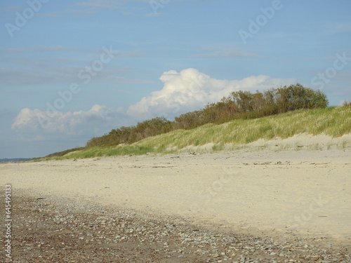 Billede på lærred sand dunes on the beach of the curonian spit, russia