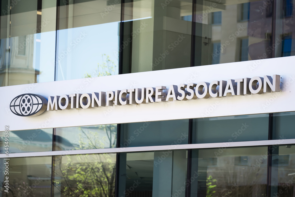 Washington, DC April 4, 2023 Motion picture Association of America corporate office building