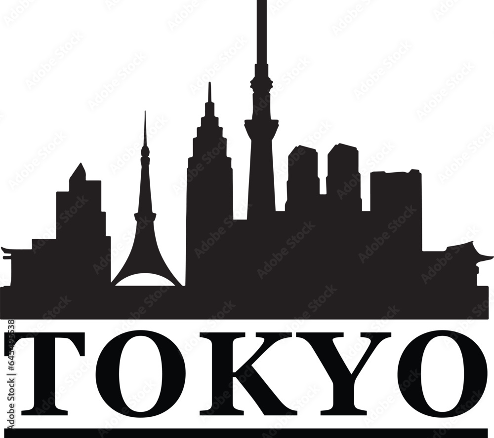 Tokyo Skyline Vector