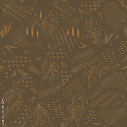Savanna Dreams, Abstract pattern in warm earthy tones and hints of golden sunlight