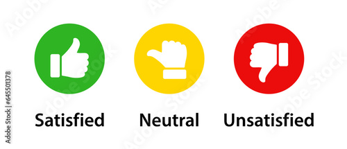 Satisfaction rating scale