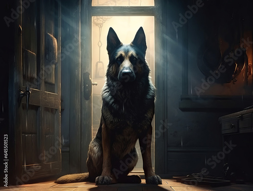 Shepard guard dog