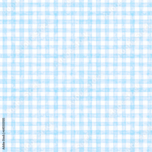 Red checked watercolor pattern. Fabric background.