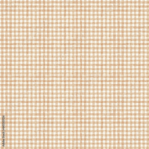 Red checked watercolor pattern. Fabric background.