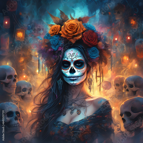 Jour des morts (Día de Muertos), culture mexicaine. 