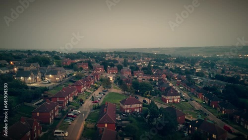 Explore the fame of the Dewsbury Moore Council estate through drone-shot aerial footage, showcasing iconic UK urban council-owned housing and the industrial Yorkshire charm