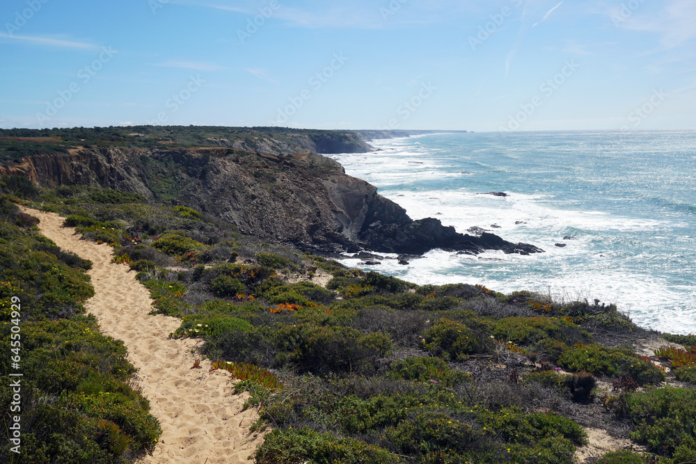 Rota Vicentina, a long distance hiking trail in the southwest of Portugal     