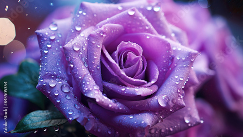 Droplets of Delight: Macro Capture of Rain-Kissed Pink Roses